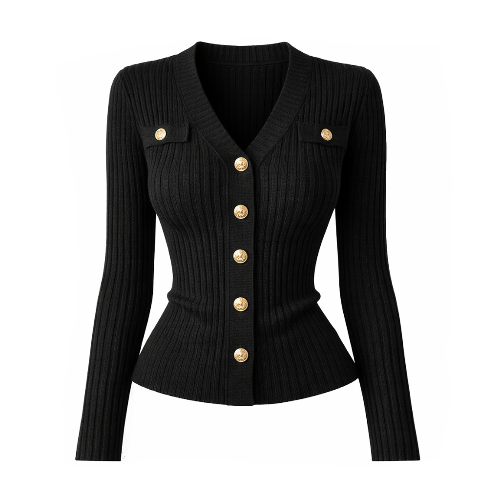 Noir Luxe Cardigan